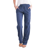 WomenElastic Mid Waist Pants